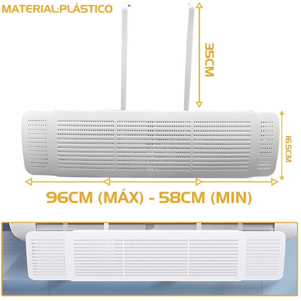 Defletor de Ar Condicionado