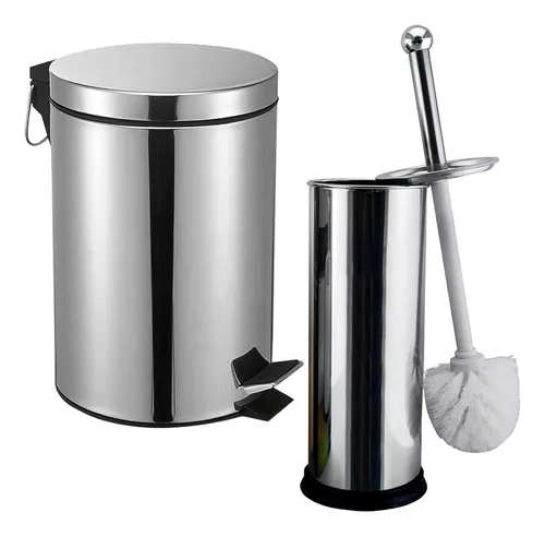 Lixeira Inox com Escova [5L]