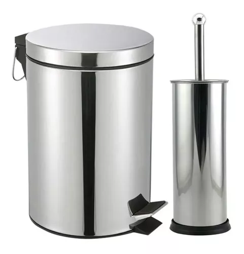 Lixeira Inox com Escova [5L]