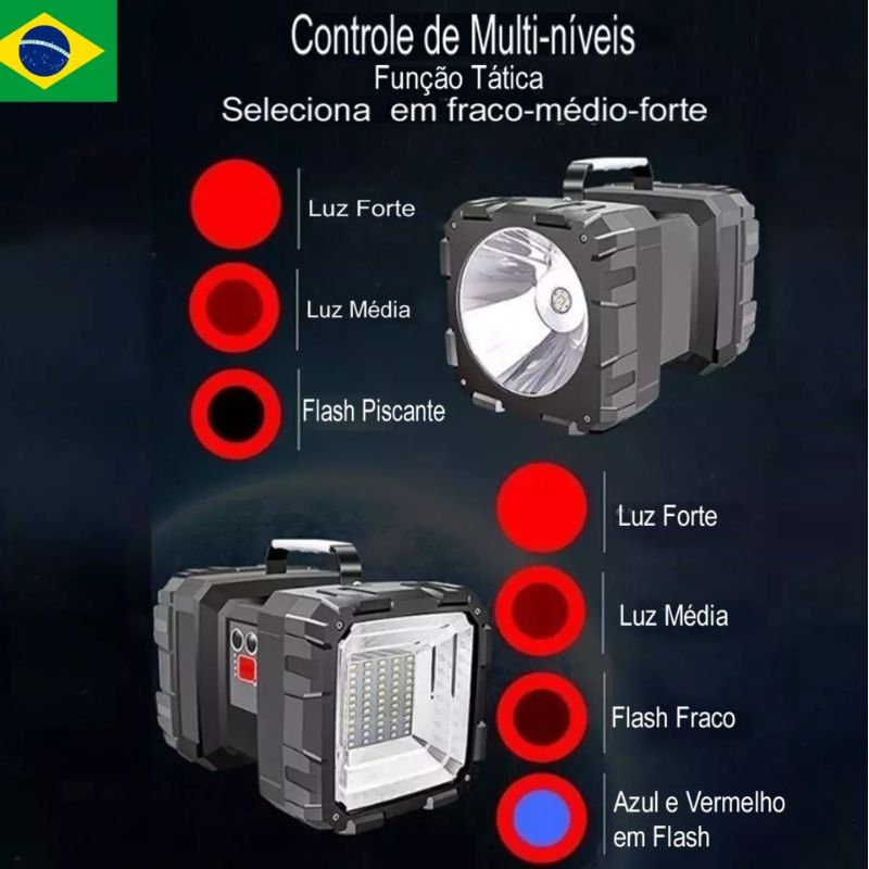 Lanterna Multifuncional de Led [60W]